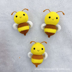 Handmade Crochet Big Bee Doll Keychain Pendant Gift for Girlfriends