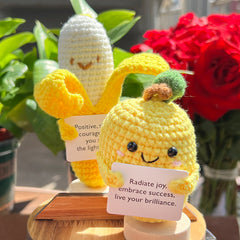 Crochet Emotional Support Banana, Mango