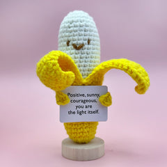 Crochet Emotional Support Banana, Mango