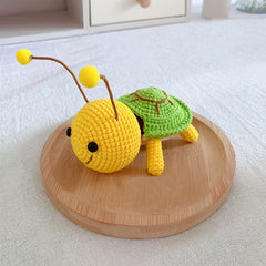 Handmade Crochet Turtle Shell Bee Toys Creative Toys Amazing Gifts