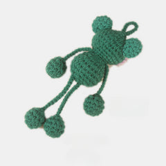 Ugly dangling frog, Ruddy Shelduck,Bear cub handmade crochet knitted doll cute keychain bag charm