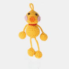 Ugly dangling frog, Ruddy Shelduck,Bear cub handmade crochet knitted doll cute keychain bag charm